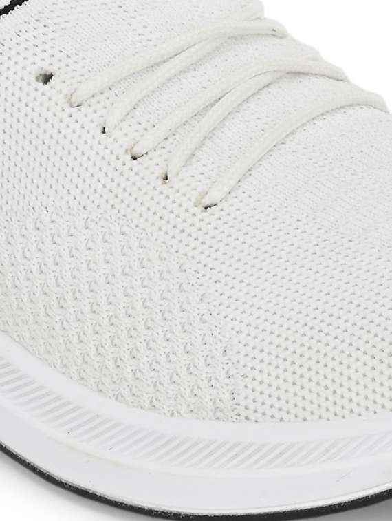 white synthetic laceup casual shoes - 19999832 -  Standard Image - 5