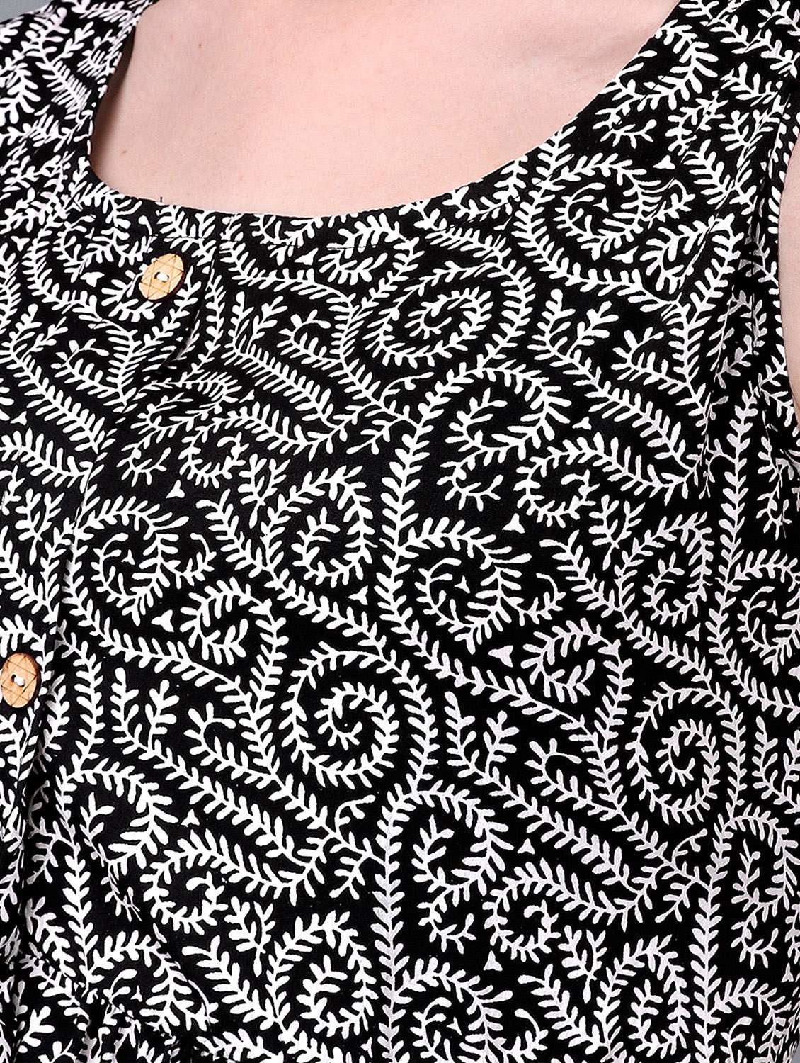 women's tiered dress printed dress - 20001222 - Standard Image - 3