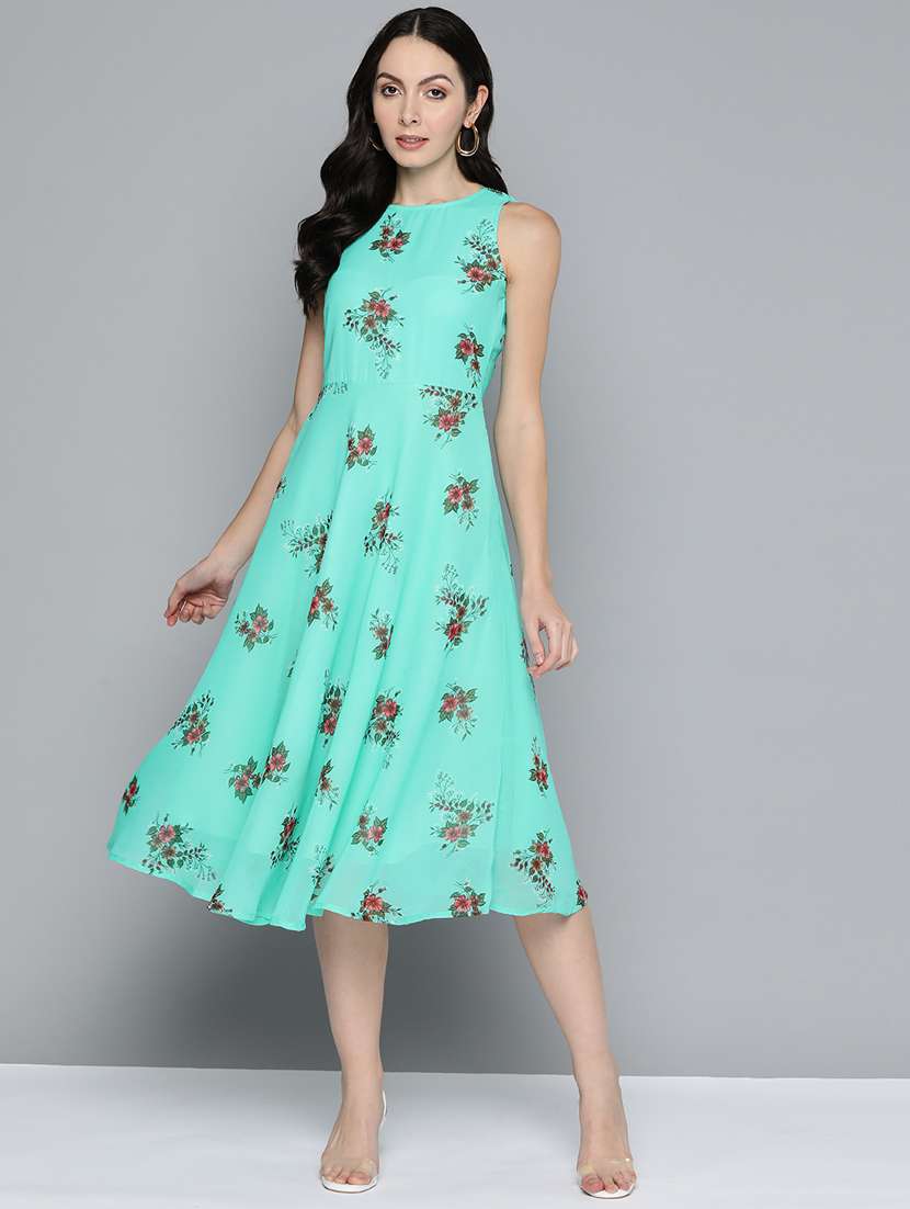 women's fit & flare floral dress - 20002342 -  Zoom Image - 0