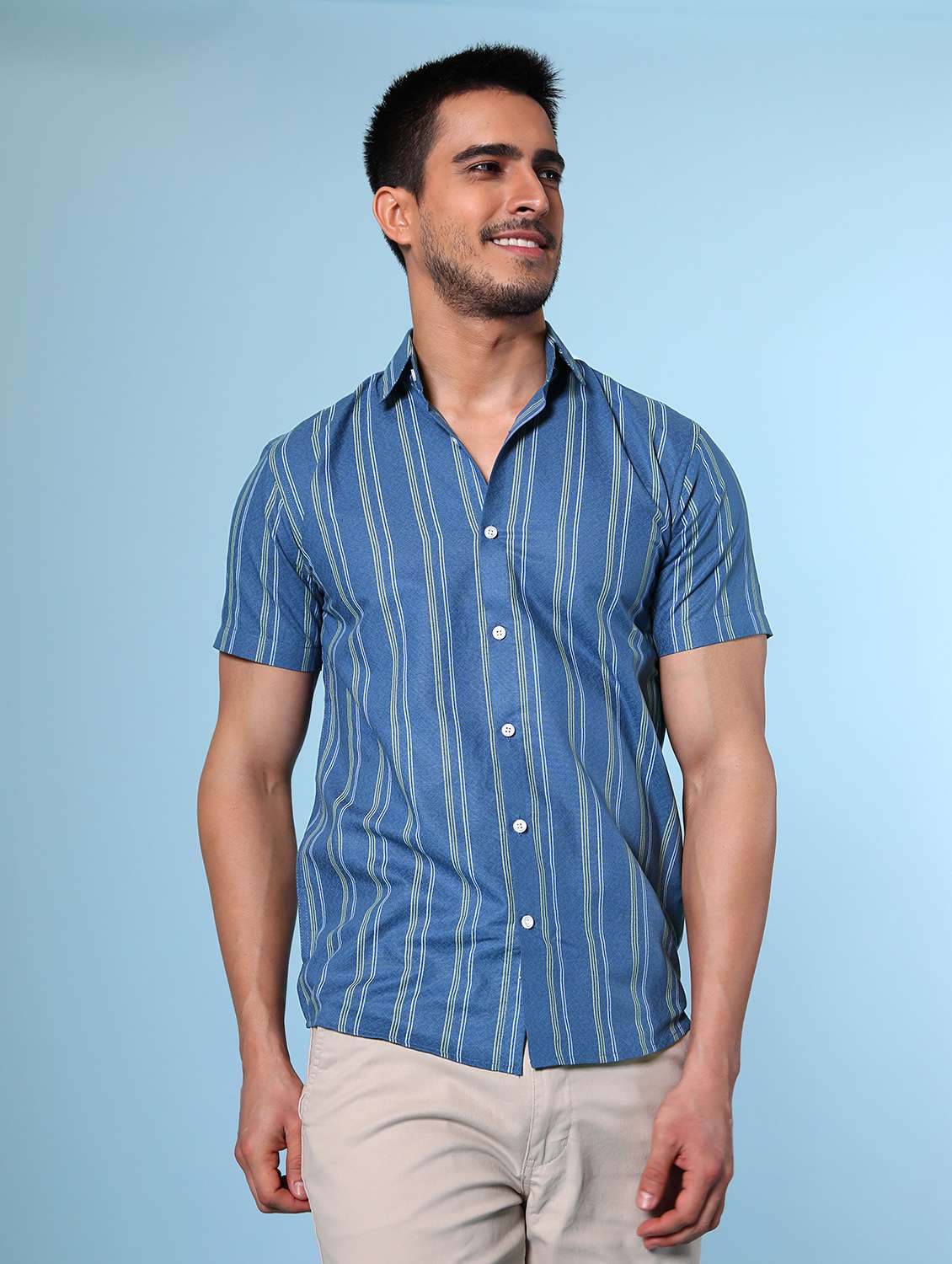 mens stripes formal shirt - 20002356 -  Zoom Image - 0