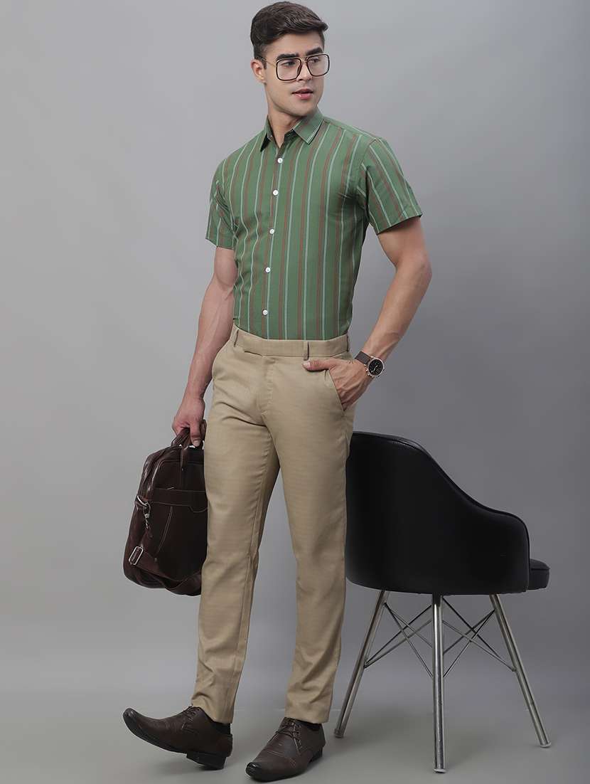 mens stripes formal shirt - 20002358 - Standard Image - 3