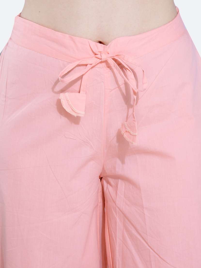 mid rise solid cropped trouser - 20002544 -  Standard Image - 5