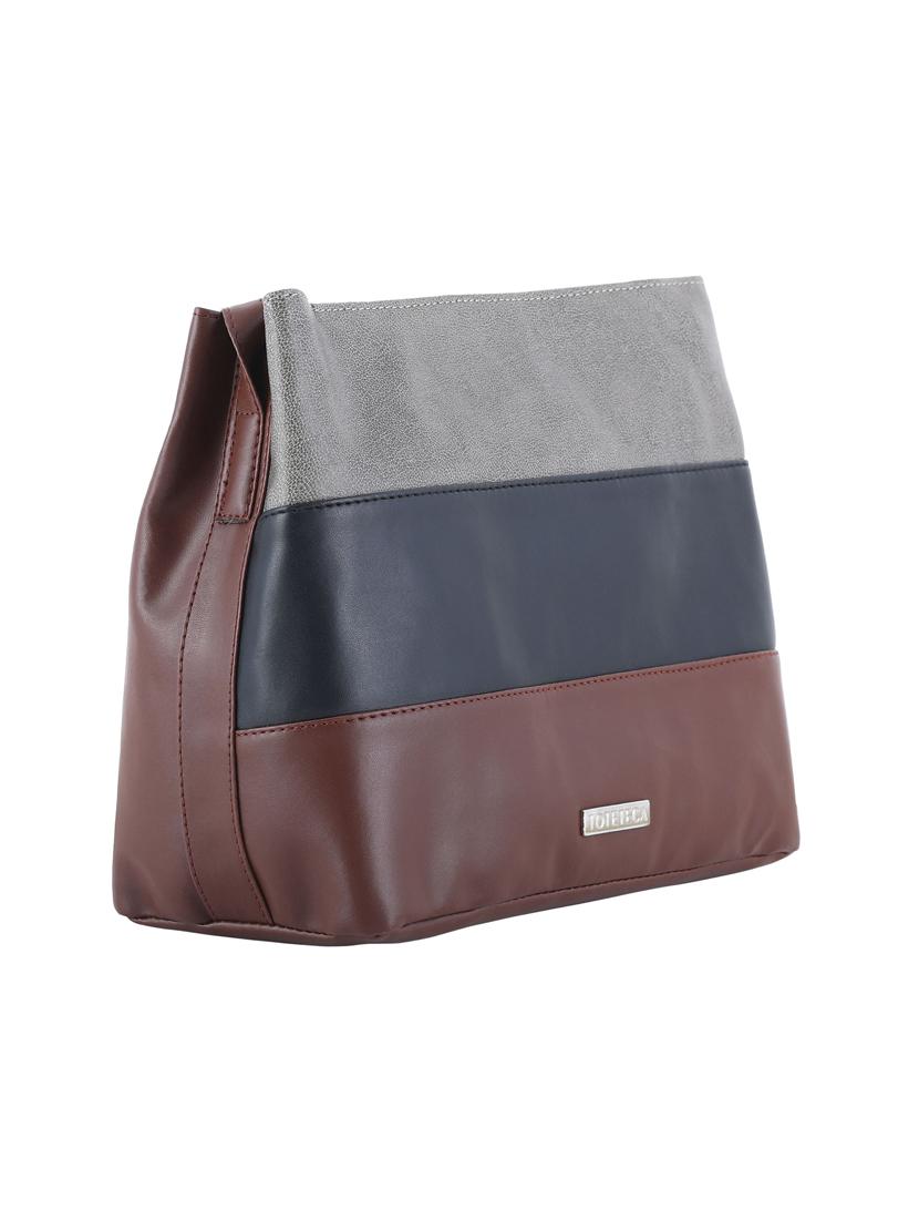 color block leatherette (pu) regular sling bag - 20004614 - Standard Image - 3