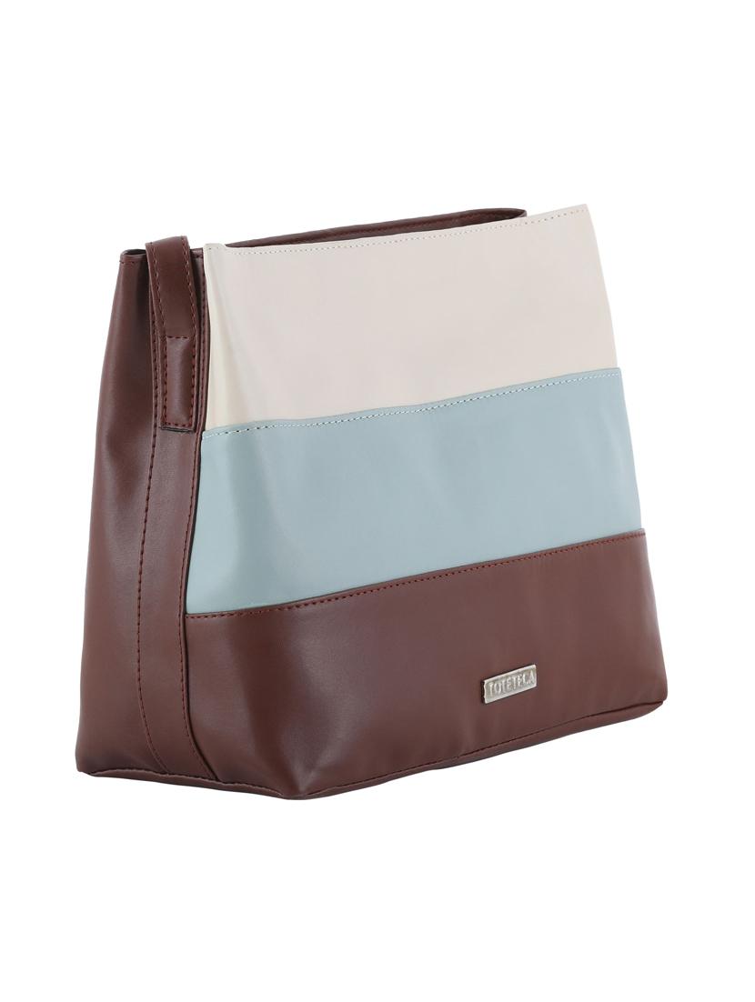 color block leatherette (pu) regular sling bag - 20004615 - Standard Image - 3