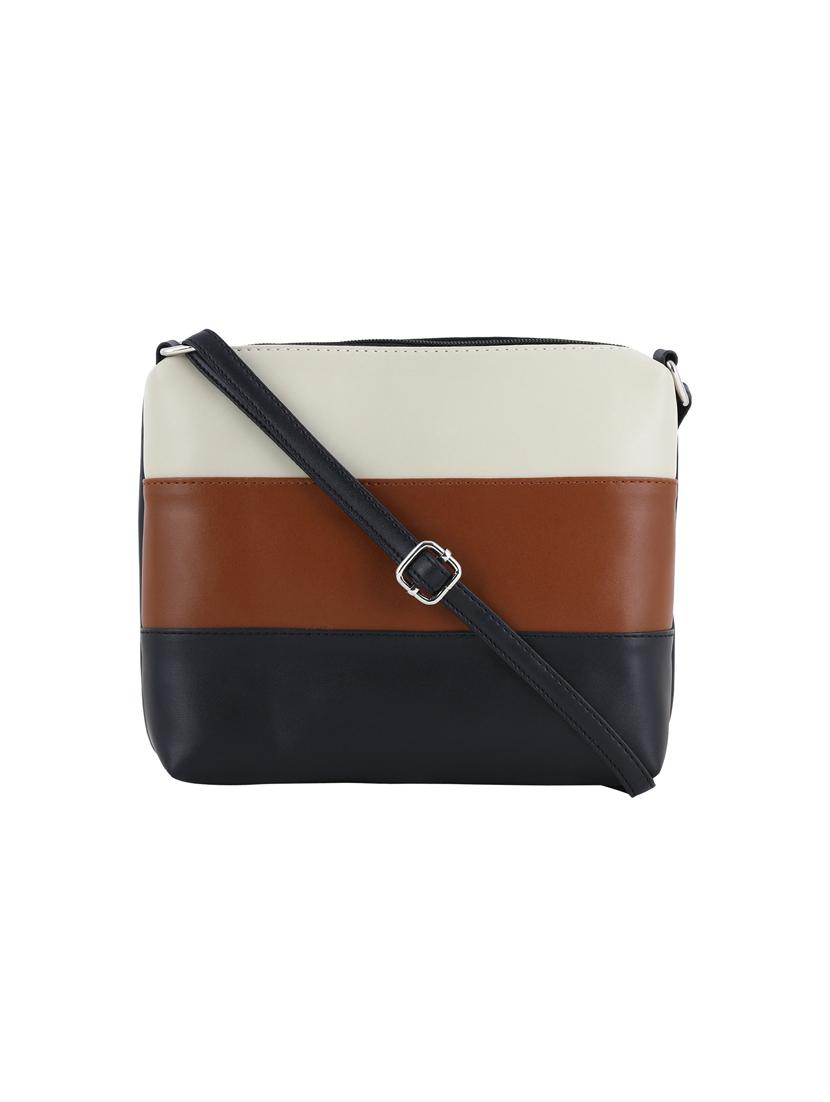 multi colored leatherette (pu) regular sling bag - 20004653 -  Zoom Image - 0