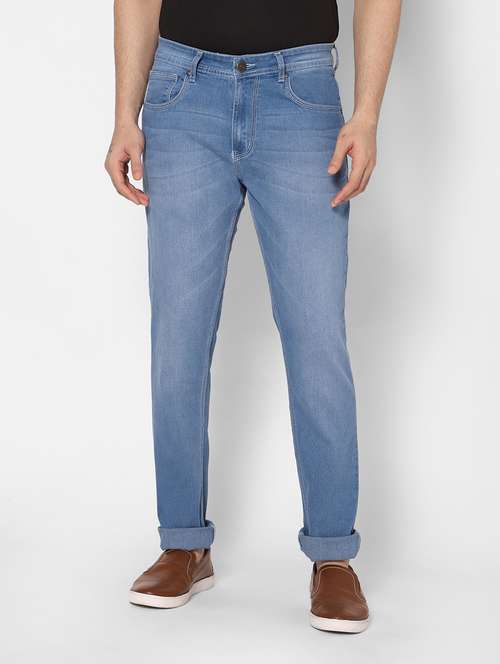 mens slim fit plain jeans - 20005530 -  Standard Image - 0