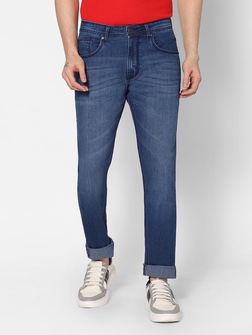 mens straight fit plain jeans - 20005531 -  Zoom Image - 0
