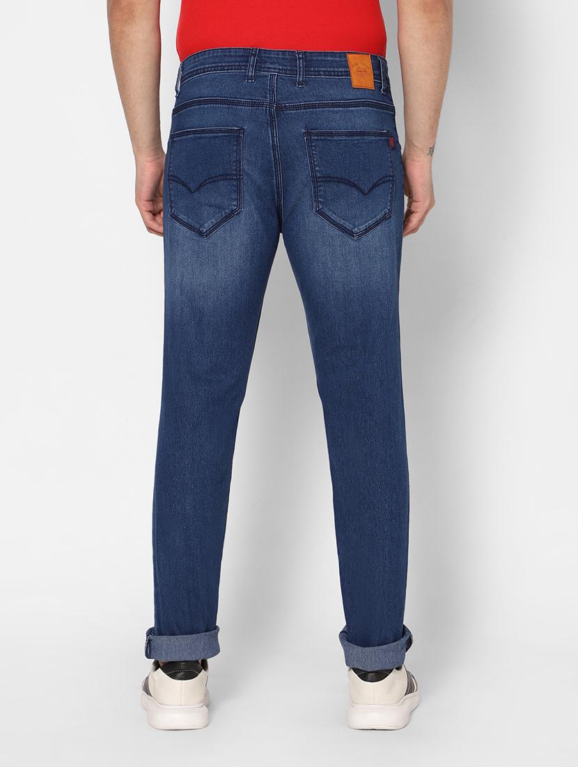 mens straight fit plain jeans - 20005531 - Standard Image - 3