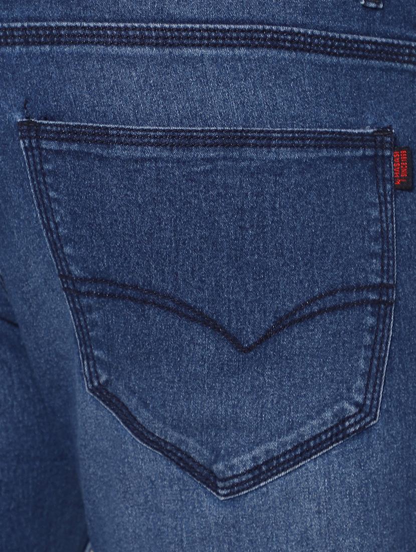 mens straight fit plain jeans - 20005531 - Standard Image - 5
