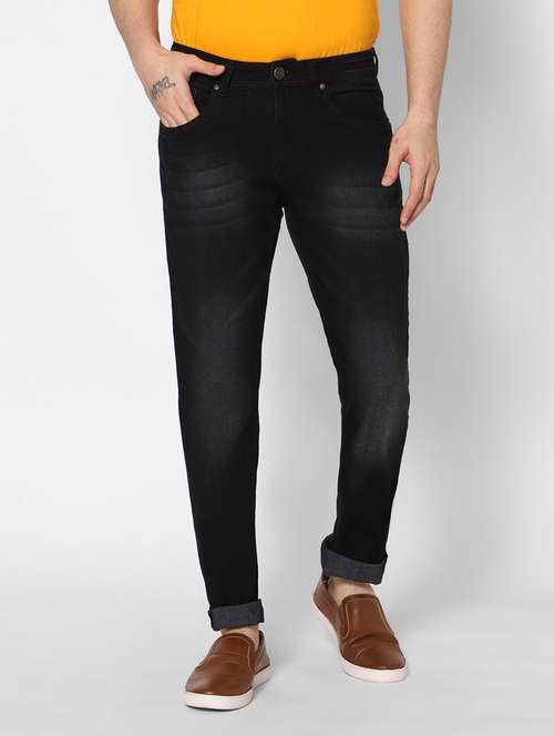 mens slim fit plain jeans - 20005532 - Standard Image - 0