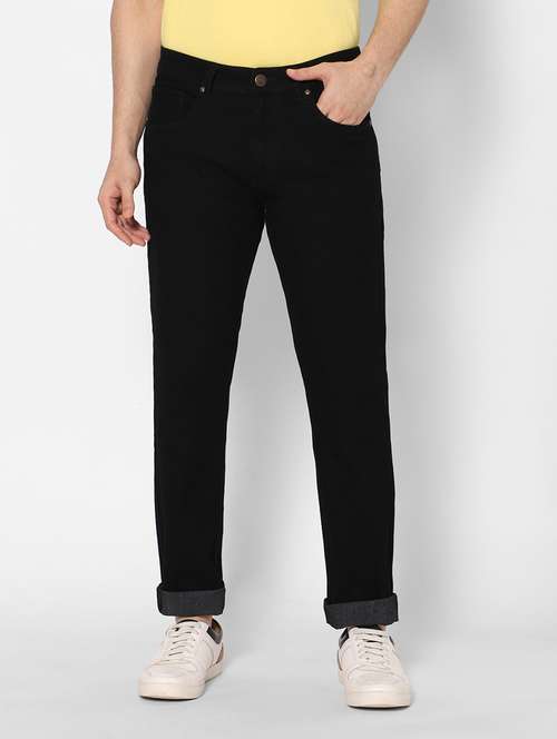 mens slim fit plain jeans - 20005534 - Standard Image - 0