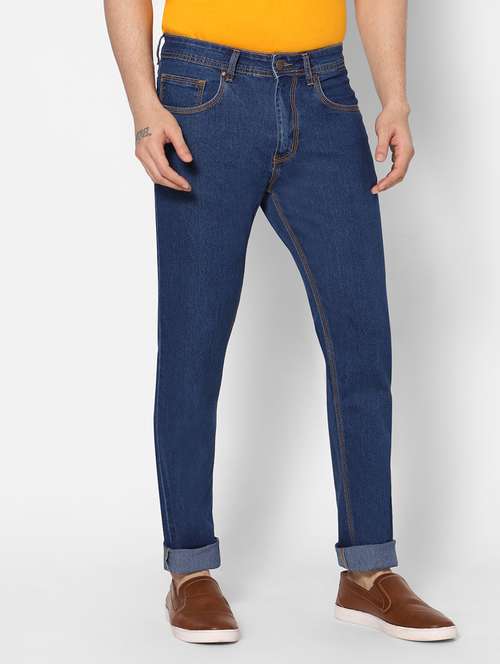 mens slim fit plain jeans - 20005535 -  Standard Image - 0