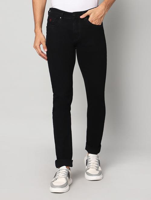 mens slim fit plain jeans - 20005542 - Standard Image - 0