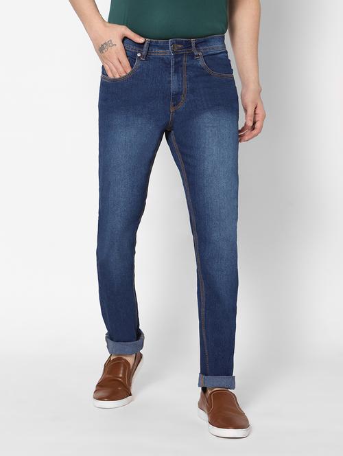 mens slim fit plain jeans - 20005544 - Standard Image - 0