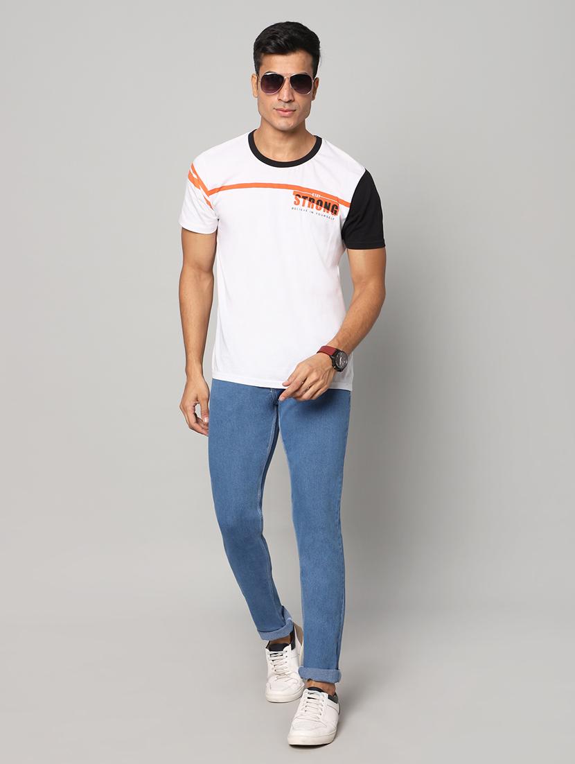mens slim fit plain jeans - 20005546 - Standard Image - 3