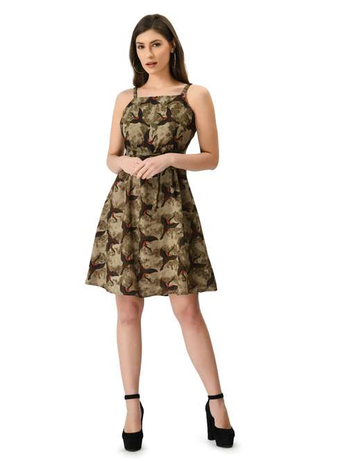women's fit & flare quirky dress - 20007203 -  Standard Image - 0