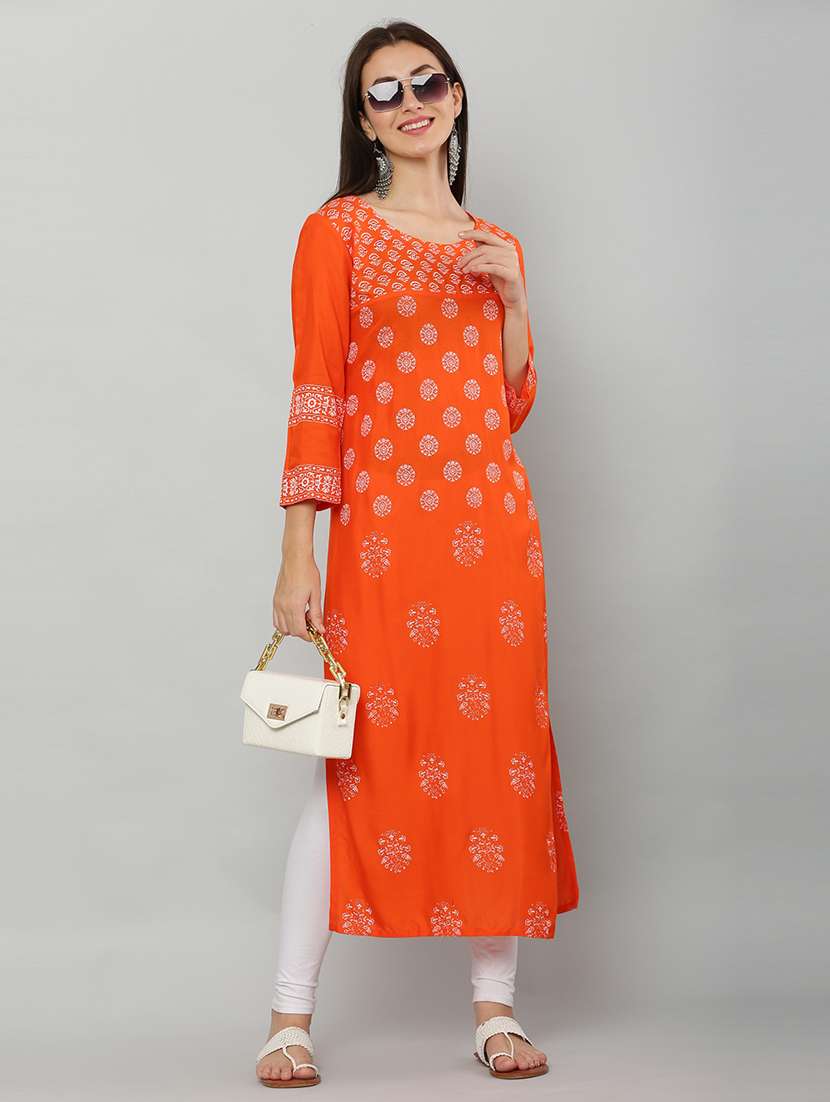 women's straight kurta - 20007318 - Zoom Image - 0