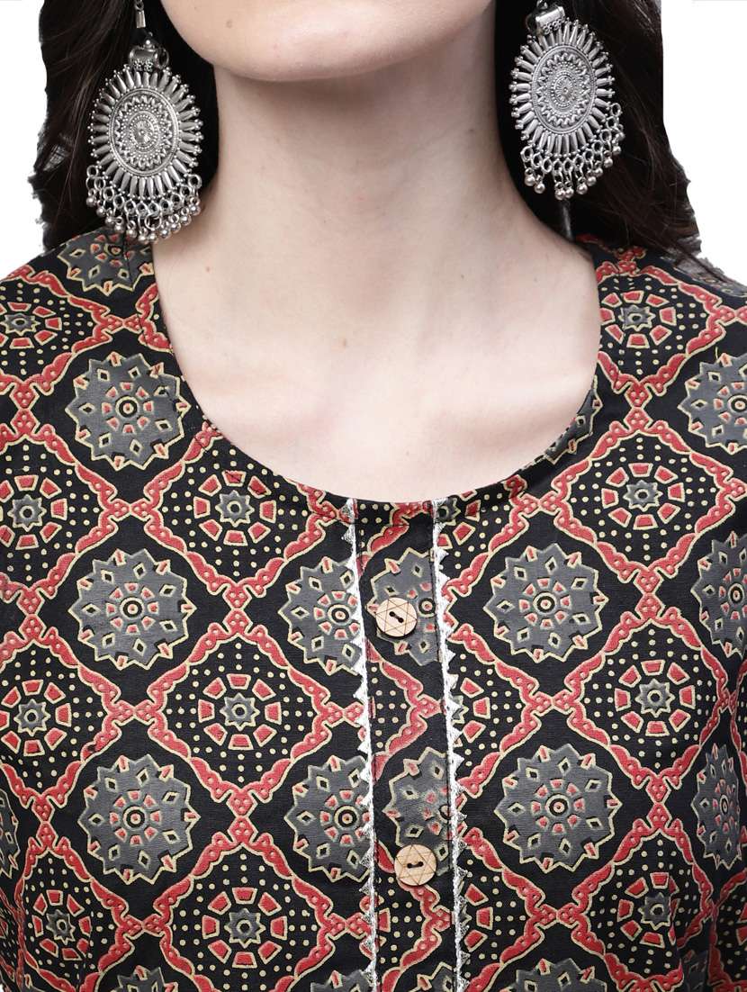 women printed cotton short kurti - 20007361 -  Standard Image - 5