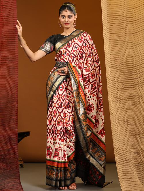 women's self design multi colored saree with blouse - 20007398 -  Standard Image - 0