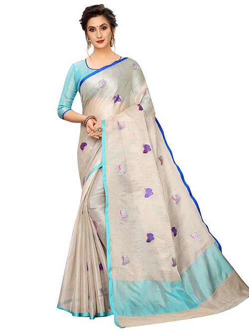 self design woven saree - 20008005 - Standard Image - 0