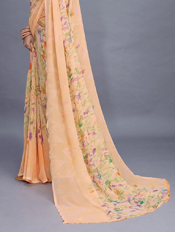 floral printed saree - 20008181 - Standard Image - 3