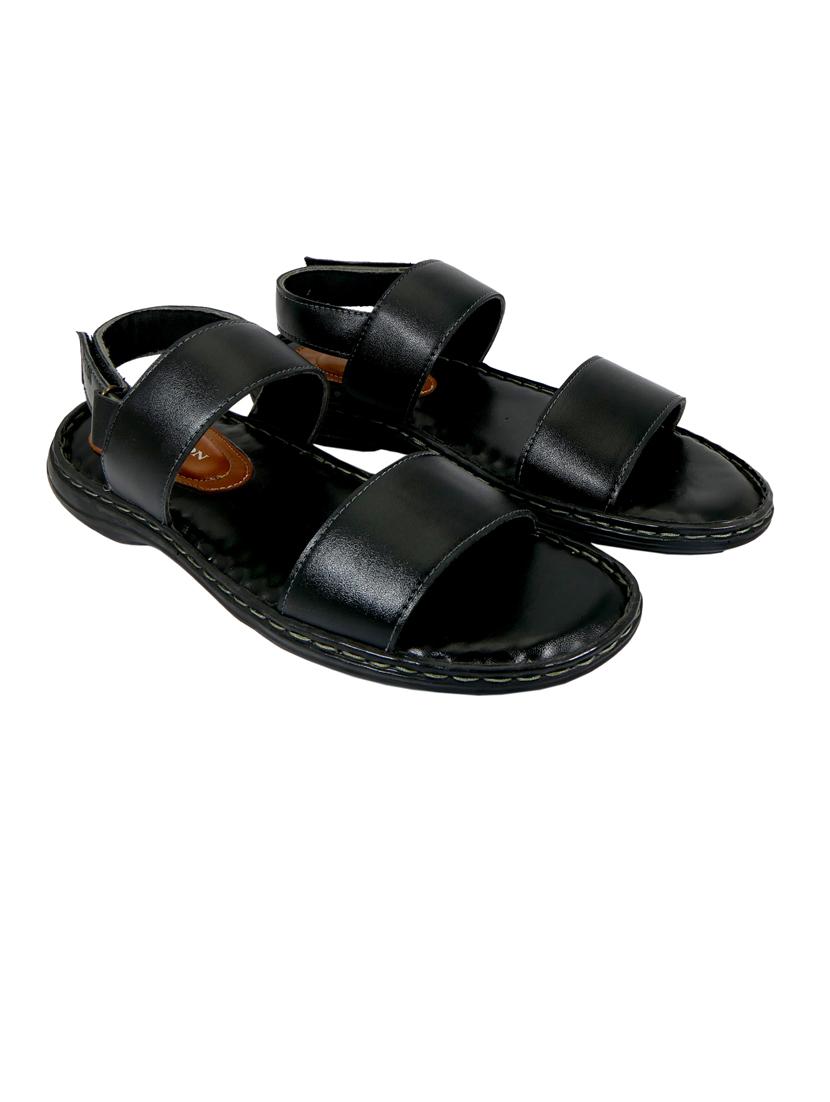 black back strap sandal - 20008647 - Standard Image - 3