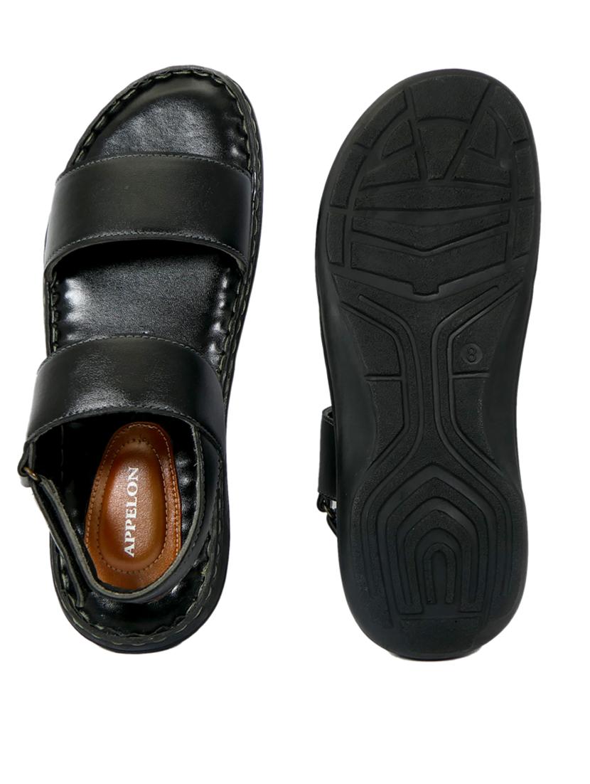 black back strap sandal - 20008647 - Standard Image - 5