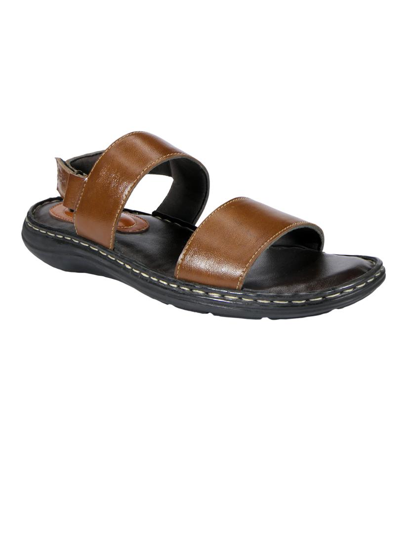 tan synthetic slip on sandals - 20008785 -  Zoom Image - 0