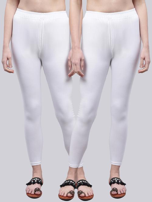 pack of 2 cotton leggings - 20009361 - Standard Image - 0