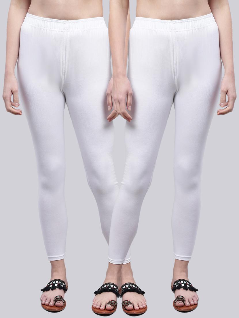pack of 2 cotton leggings - 20009361 - Zoom Image - 0