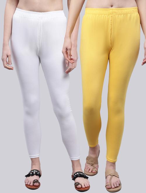 pack of 2 cotton leggings - 20009363 - Standard Image - 0
