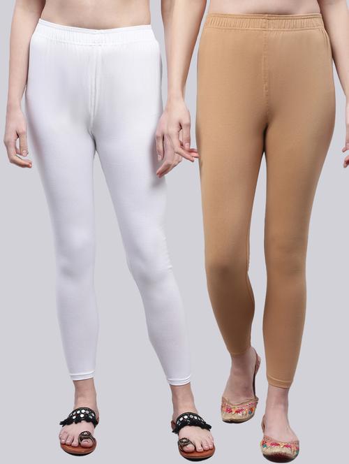pack of 2 cotton leggings - 20009376 - Standard Image - 0