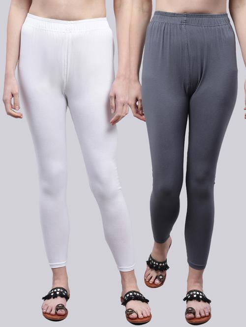pack of 2 cotton leggings - 20009379 - Standard Image - 0