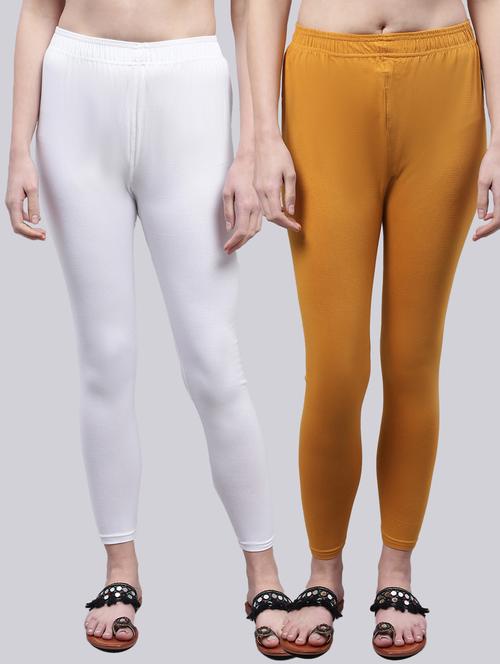 pack of 2 cotton leggings - 20009387 - Standard Image - 0