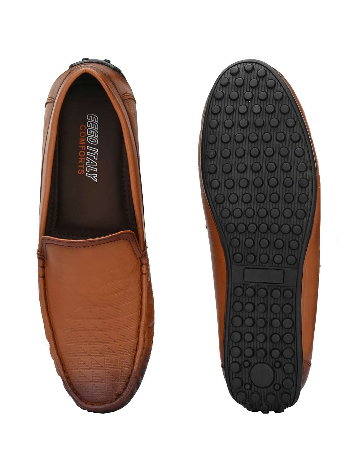 tan solid slip on loafer - 20009646 -  Standard Image - 3