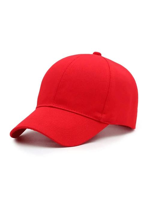 red cotton cap - 20009781 - Standard Image - 0