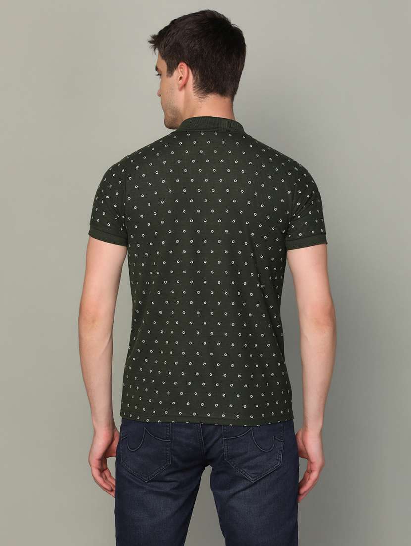 mens printed polo t-shirt - 20010050 - Standard Image - 3
