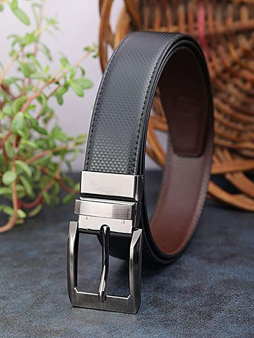 blackbrown leather belt