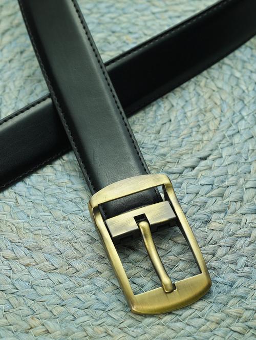 black leather belt - 20011358 - Standard Image - 0