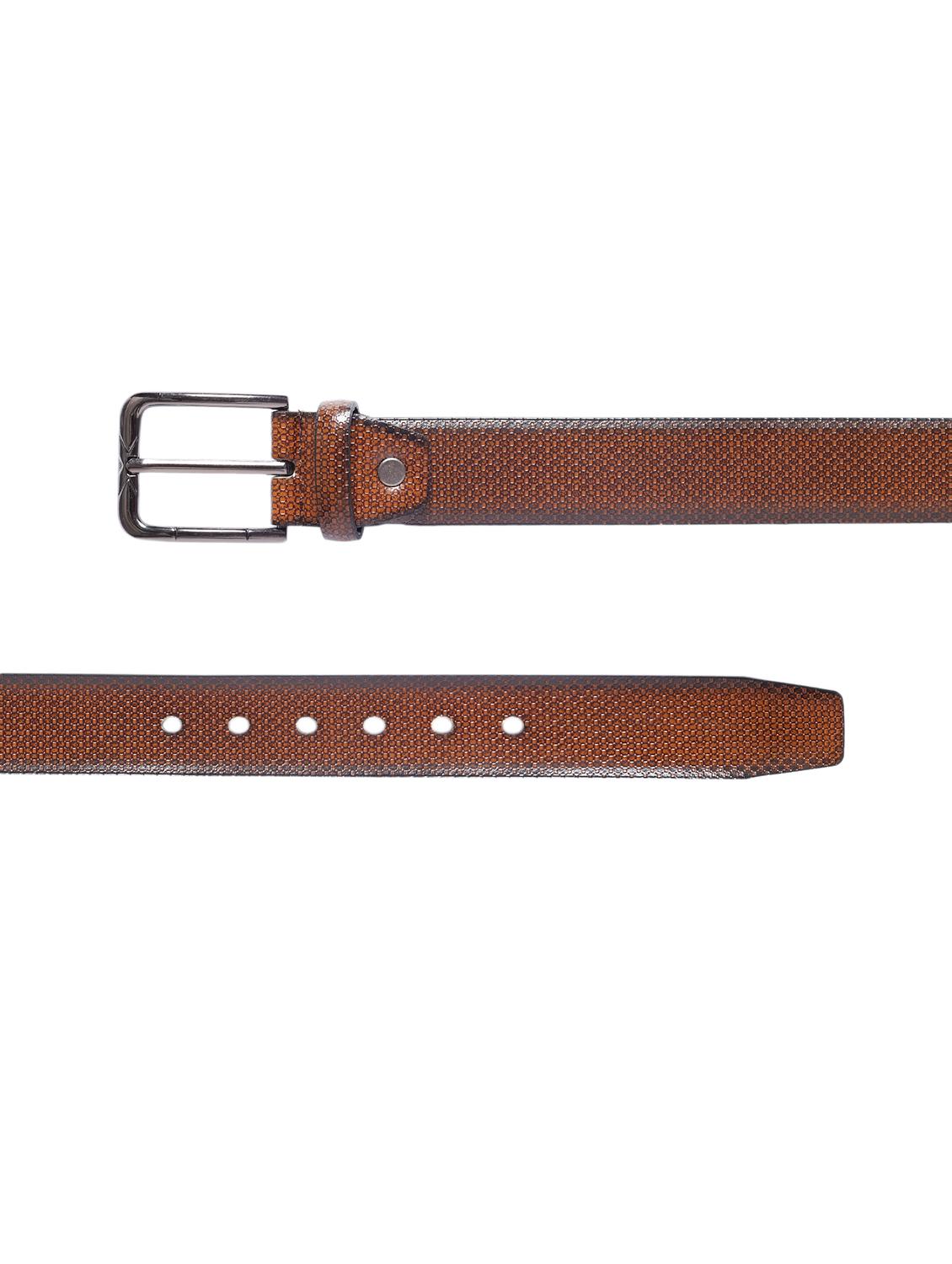 men brown leather belt - 20011420 - Standard Image - 5