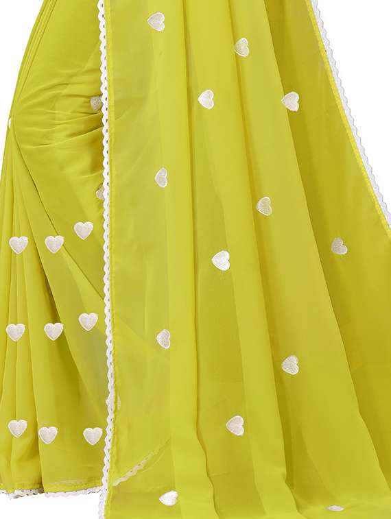 women's embroidered saree with blouse - 20011828 -  Standard Image - 3