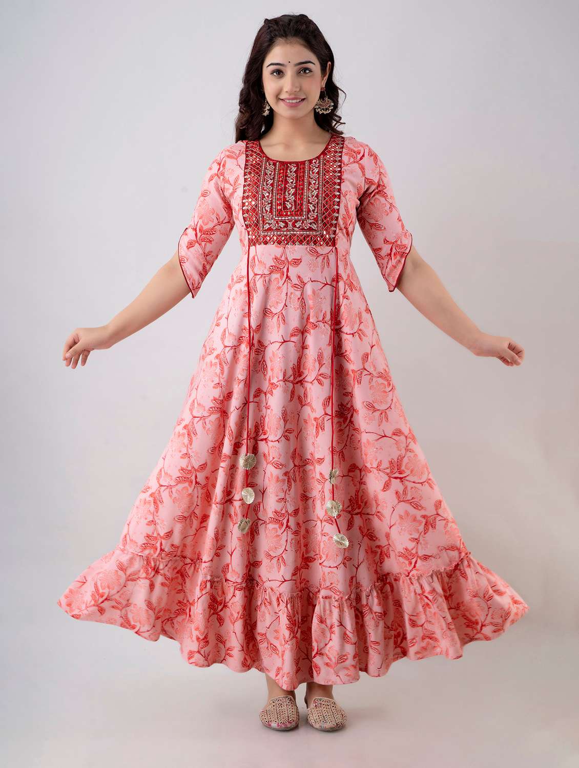 women's flared kurta