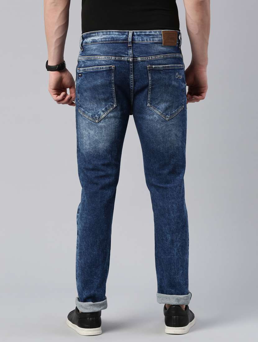 mens slim fit distressed jeans - 20011918 -  Standard Image - 3
