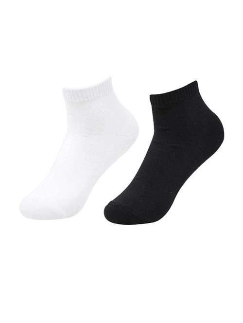 multi colored cotton ankle length socks combo - 20011988 -  Standard Image - 0