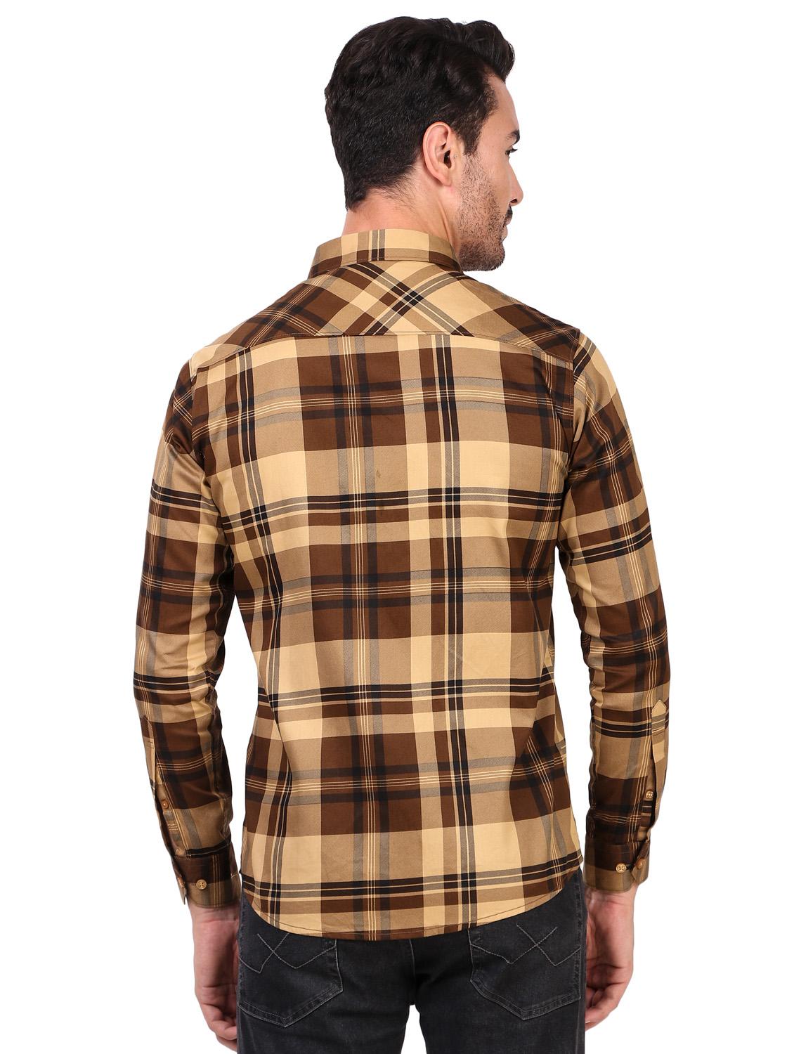 mens checks casual shirt - 20012049 - Standard Image - 3