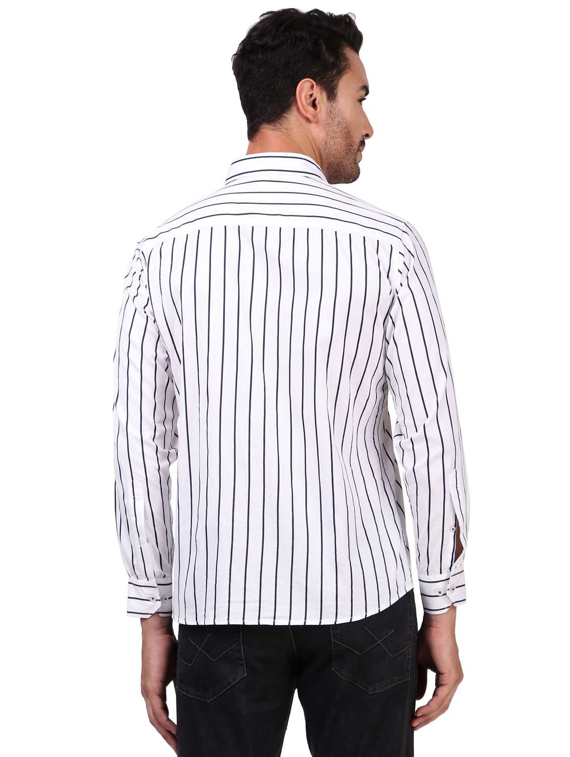 mens stripes casual shirt - 20012050 -  Standard Image - 3