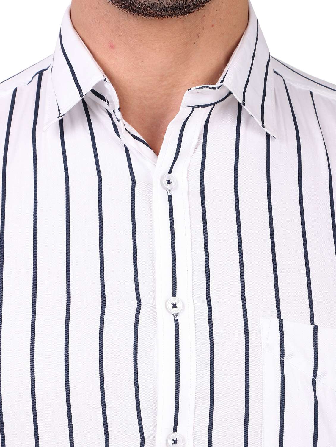 mens stripes casual shirt - 20012050 -  Standard Image - 5