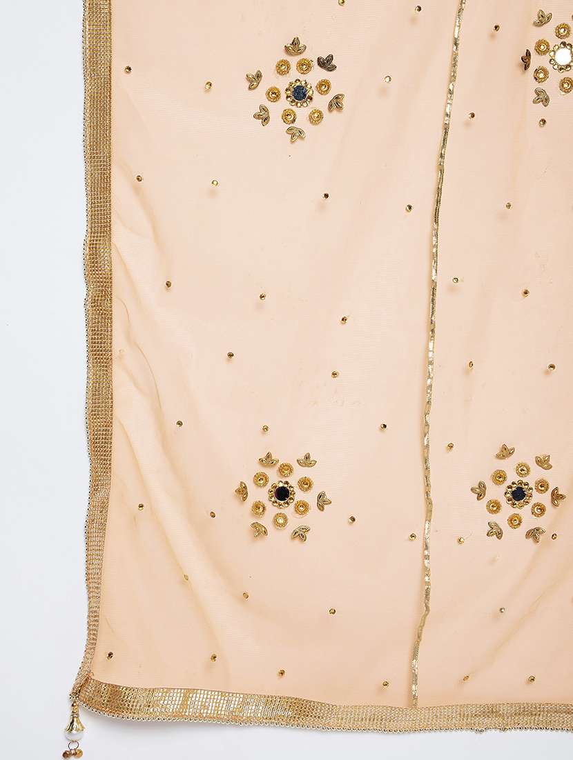 gold net dupatta - 20012073 -  Standard Image - 3