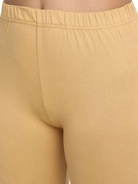 beige cotton leggings - 20013017 -  Standard Image - 3