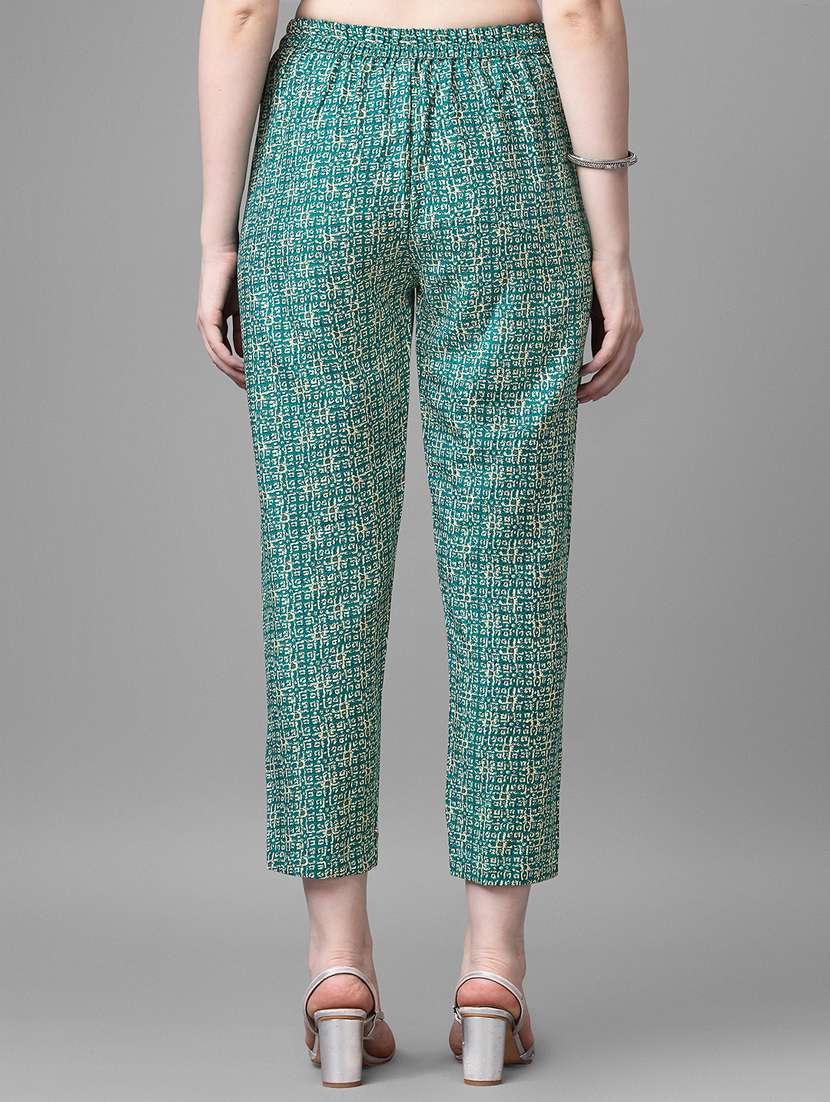 blue cotton kurta pant set - 20013024 - Standard Image - 3